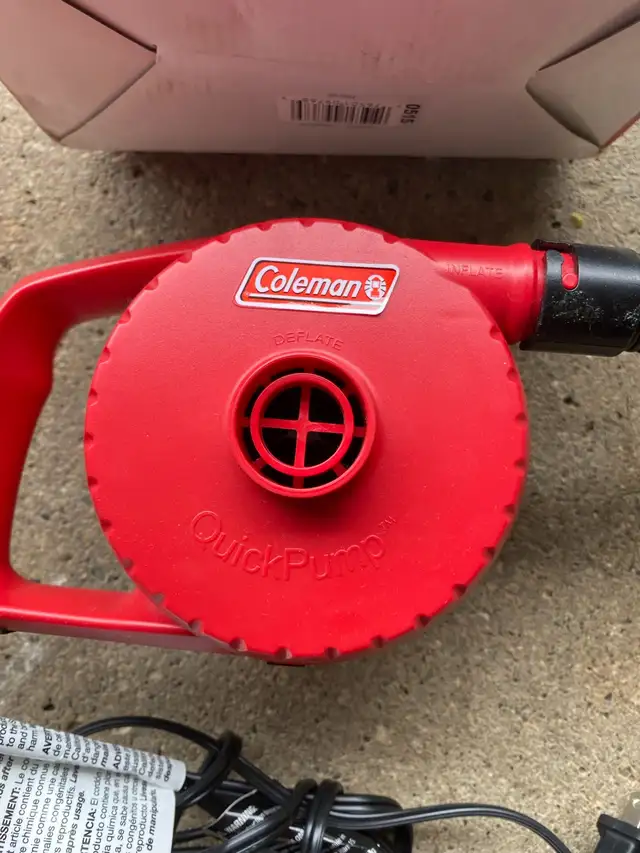 Coleman Electric Quick pump,Portable burner in Fishing, Camping & Outdoors in Norfolk County - Image 3