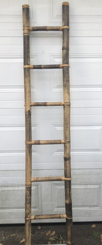 Imitation Bamboo ladder for store display or hanging plants