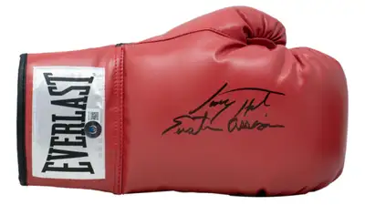 Larry Holmes Autographed Boxing Glove w/ COA!, View more