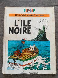 Livre Tintin Pop Hop L'ile noire