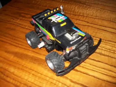 Nikko Black Thunder Apache RC Remote Control Truck Vintage 1992 No remote or battery Untested $65