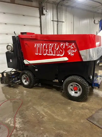 Zamboni working , View more