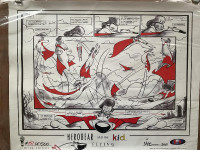 HeroBear and the Kid “Flying” Ltd Ed Signed Comic poster