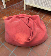 Coral Coloured Bean Bag Chair