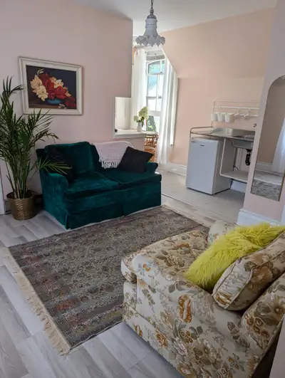 Cute, cozy, functional one bedroom furnished sublet available in Gananoque. This is a self contained...