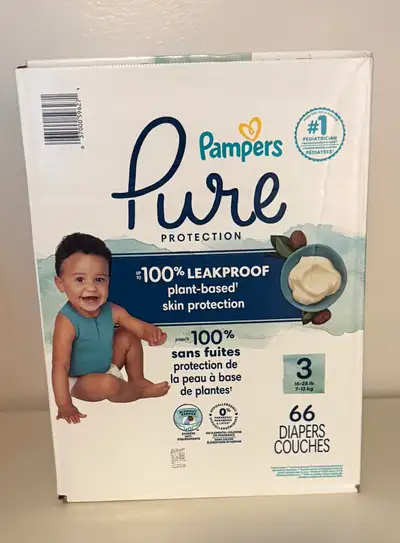 $20 Pampers Pure Size 3, View more