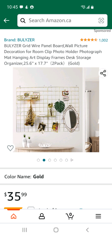 BULYZER Grid Wire Panel Board in Home Décor & Accents in Markham / York Region - Image 2