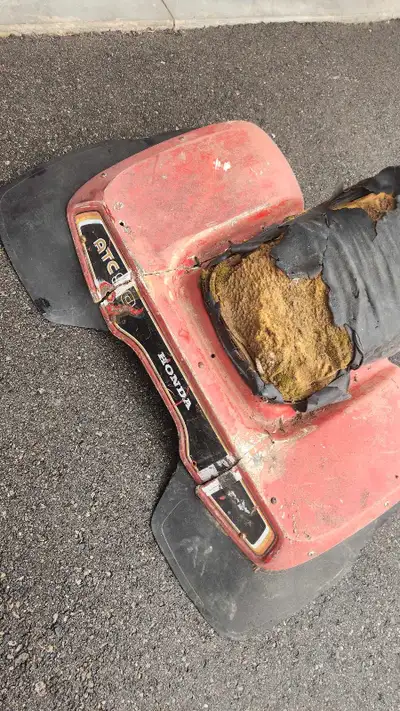 rear fender from balloon tire 1974 Honda Atc90 . Great for restoration project Please make me an off...