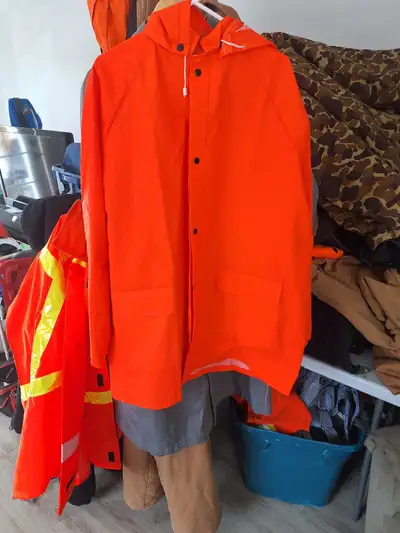 Orange Rain Jacket, View more