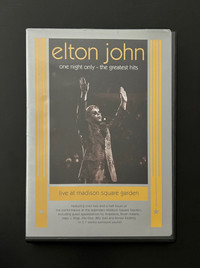Elton John One Night Only The Greatest Hits DVD