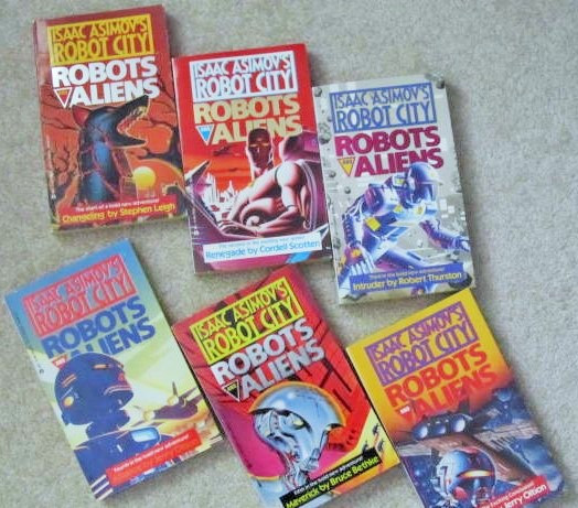 Isaac ASIMOV ""ROBOT CITY" Robots and Aliens" …Book  1 to 6 Set in Fiction in Ottawa - Image 2