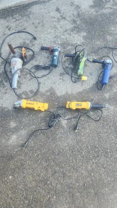 dewalt die grinder 125$and dewalt 4.5" 11000 rpm grinder 85$, View more