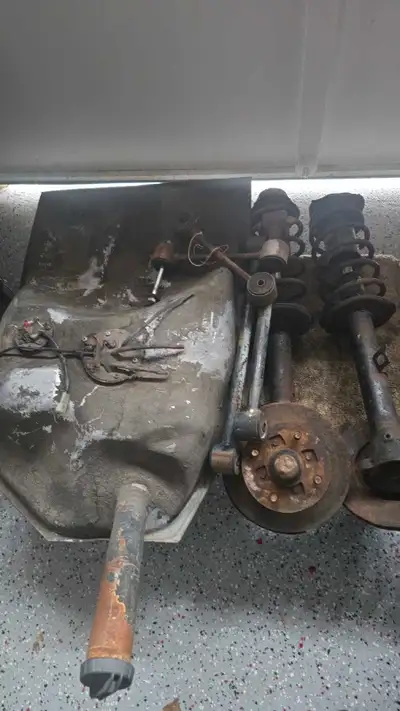 I am selling a gas tank for a 1985 Toyota corolla gts complete for $300 or obo Two front struts with...