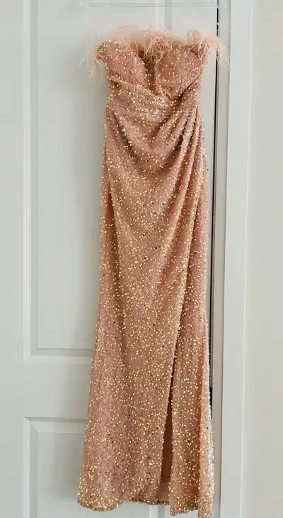 Sequin long gown , View more