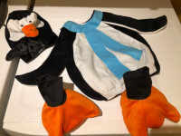 Costume de pingouin 6-12 mois