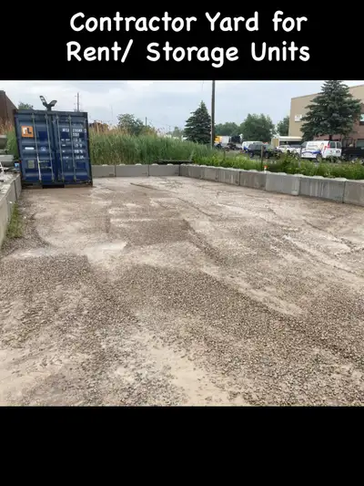 Contractor Yard Spaces for Rent – Starting at $.50 per sq. ft! Just 1 Minute from Courtice On-Ramp (...