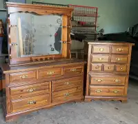 Free dresser with mirror and chest