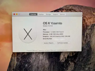 Apple iMac 21.5” (iMac14,4) – 1.4GHz Intel Core i5 / 8GB RAM / 5, View more