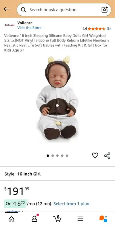Vollence Reborn Doll, View more