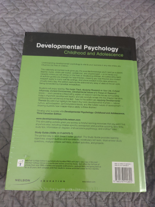 Developmental Psychology: Childhood & Adolescence 3rd Ed in Textbooks in London - Image 2