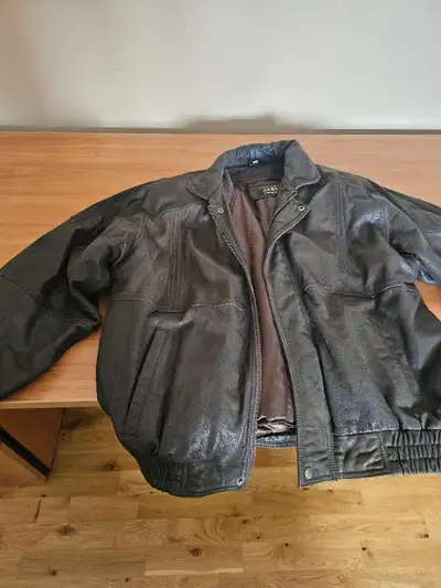 Brown Leather coat for sale, View more