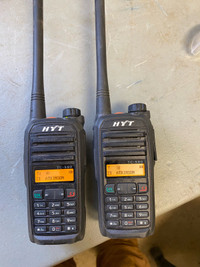 Hyt radios programmed for Canfor min Canfor 49y and Atkinson 