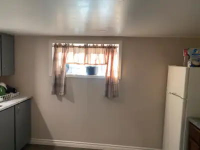 I have a bedroom to rent in a 2 bedroom basement apartment. Other room is currently occupied by a ma...