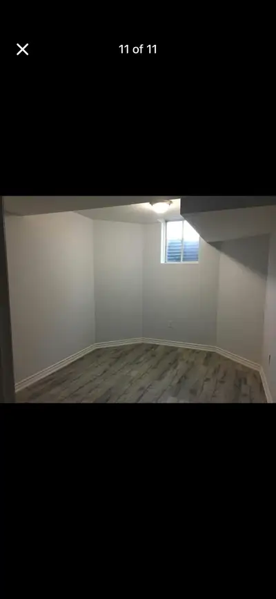 2 rooms basement available with a washroom and kitchen from July 01,2026. Few steps away from Malver...