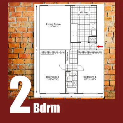 This LARGE (and we mean large) unfurnished apartment comes with a newly renovated EAT-IN kitchen, lo...