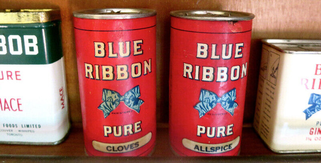 ►Vintage Spice Tins - Empress/Frenchs/Nabob/BlueRibbon/etc◄ in Arts & Collectibles in Lethbridge - Image 4