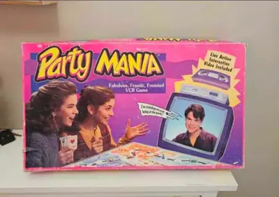 1996 Party Mania VHS Boardgame (not complete), View more