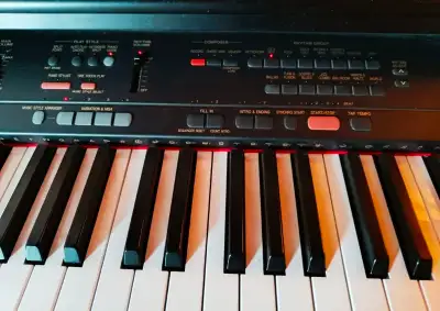 88 Key Technics Digital Piano and Synth w/Storage Bench, View more