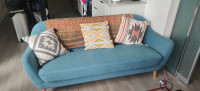 Two brand new couches plus pillows and throws (if wanted)