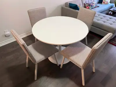 Brand new Ikea Docksta dining table 4 Tonstad chairs, View more