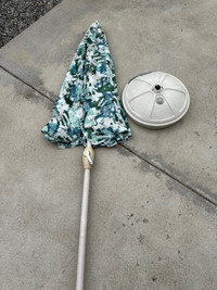 Umbrella and stand 