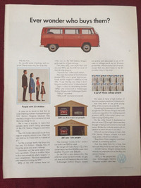 1970 Volkswagen Kombi Original Ad