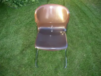 TWO GERD LANGE CHROME SM 400 SWING CHAIRS, View more