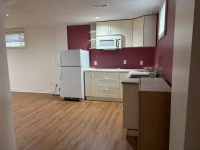 1 BR apartment in basement ( no parking)