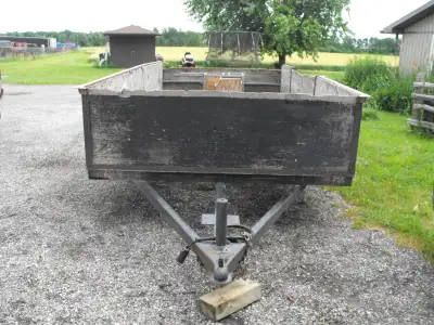 14' x 7' Tandem home built trailer with ownership.