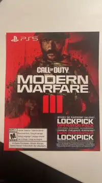Call of Duty Modern warfare 3 PS5 game key