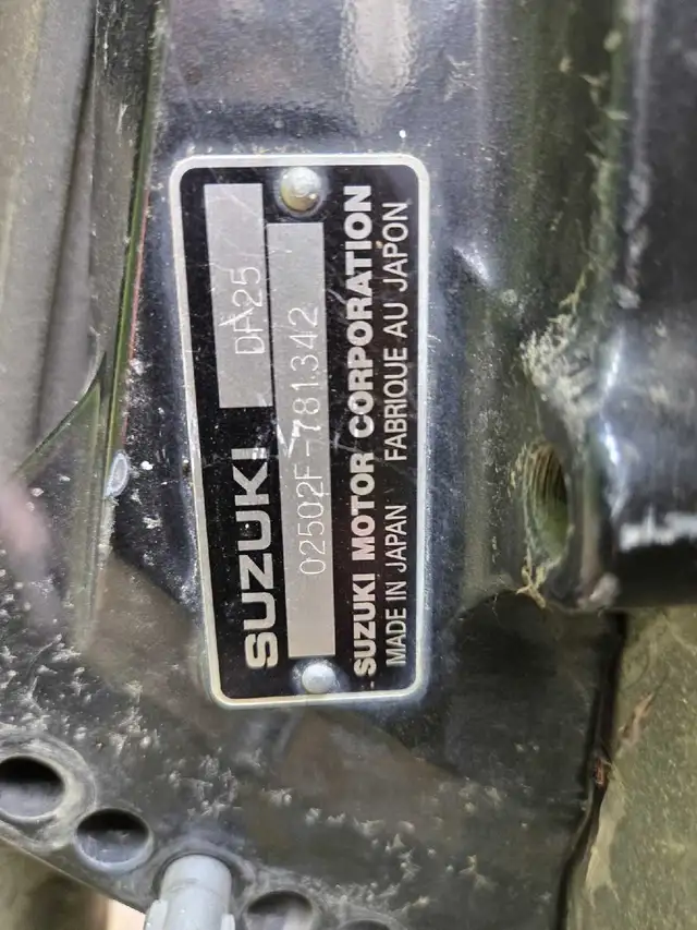 25hp suzuki 4 stroke long leg in Powerboats & Motorboats in Prince Albert - Image 6
