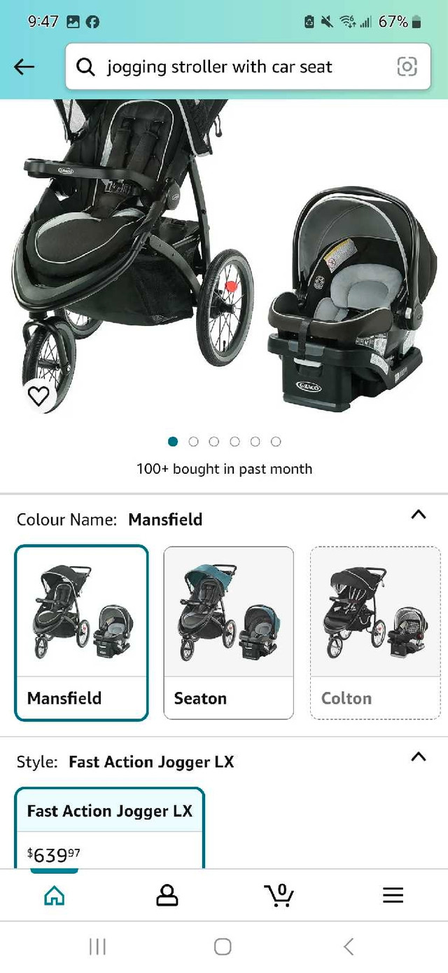 Jogging stroller  in Strollers, Carriers & Car Seats in Saint John - Image 2