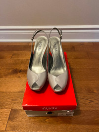 Guess silver shoes