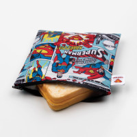 Bumkins DC Comics Snack Bag, Superman, Large