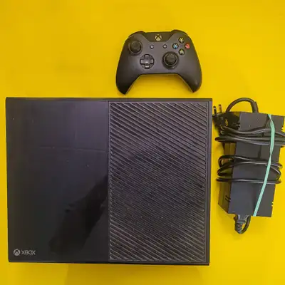 Xbox One Console + Black Controller, View more