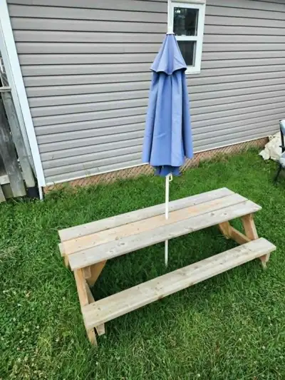 Table Pic-nic et parasol pour enfant, View more