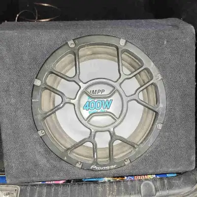 $160 Very decent 12" Sub with box. Everything works, it bangs. Nice sub box too. Affordable option f...