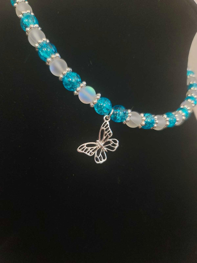 Blue Butterfly Necklace  in Jewellery & Watches in Brandon - Image 4