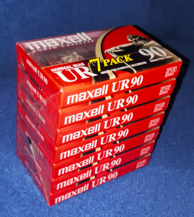 Maxell UR-90 Sealed New Cassette Tapes in Pro Audio & Recording Equipment in Oakville / Halton Region - Image 4