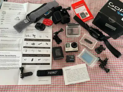 GoPro Hero4 Black Edition 4K Action Camera Camcorder + 64Gb Micro Sd Card https://www.facebook.com/m...